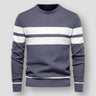 Maglione uomo in cotone a righe