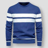 Maglione uomo in cotone a righe