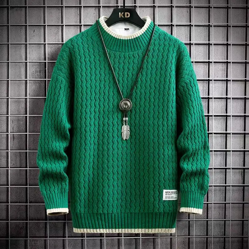 Pullover uomo in maglia classica