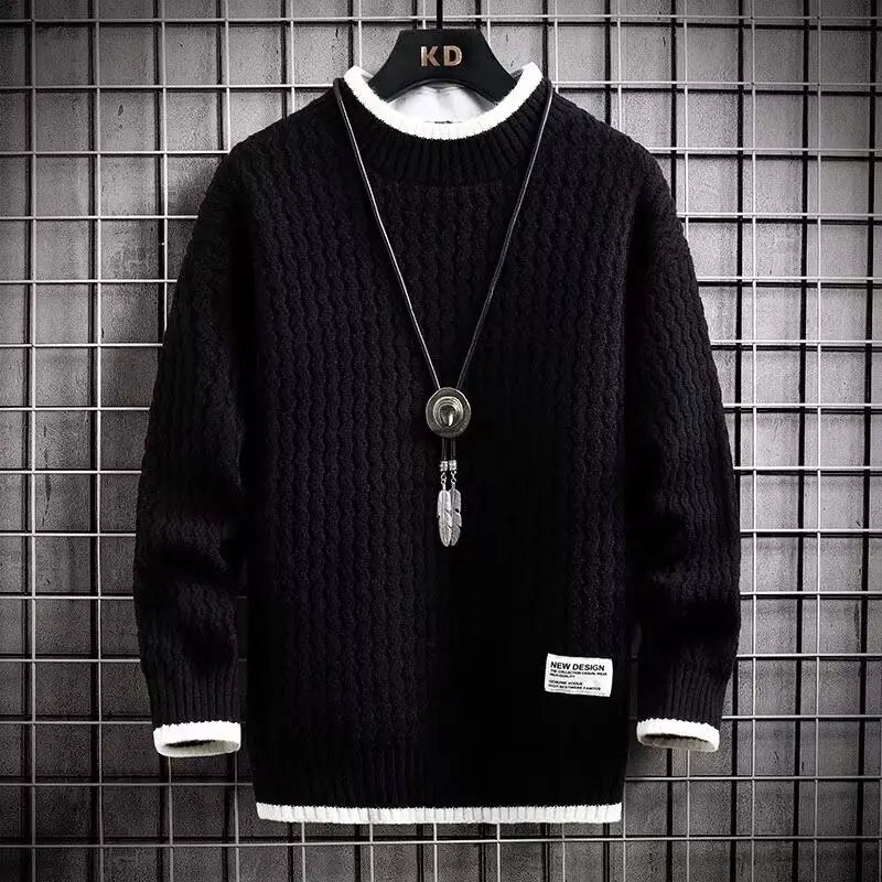Pullover uomo in maglia classica
