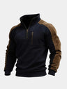 Pullover Urban Explorer a collo alto con zip corta - Aurelio Club