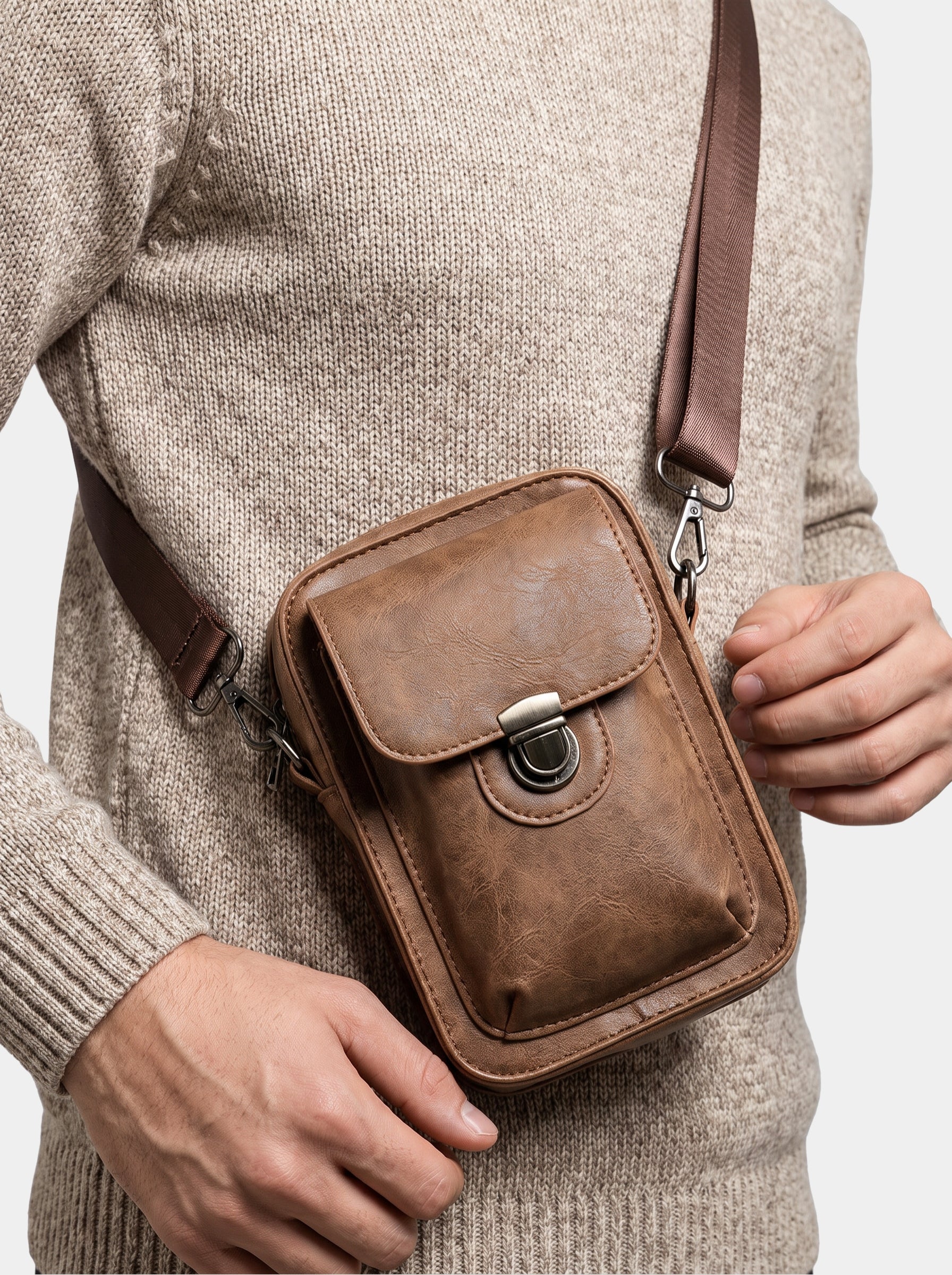 Mini borsa a tracolla d'ispirazione vintage - Aurelio Club