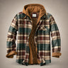 Giacca uomo a quadri con effetto patchwork