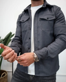 Sovracamicia uomo con tasche sul petto