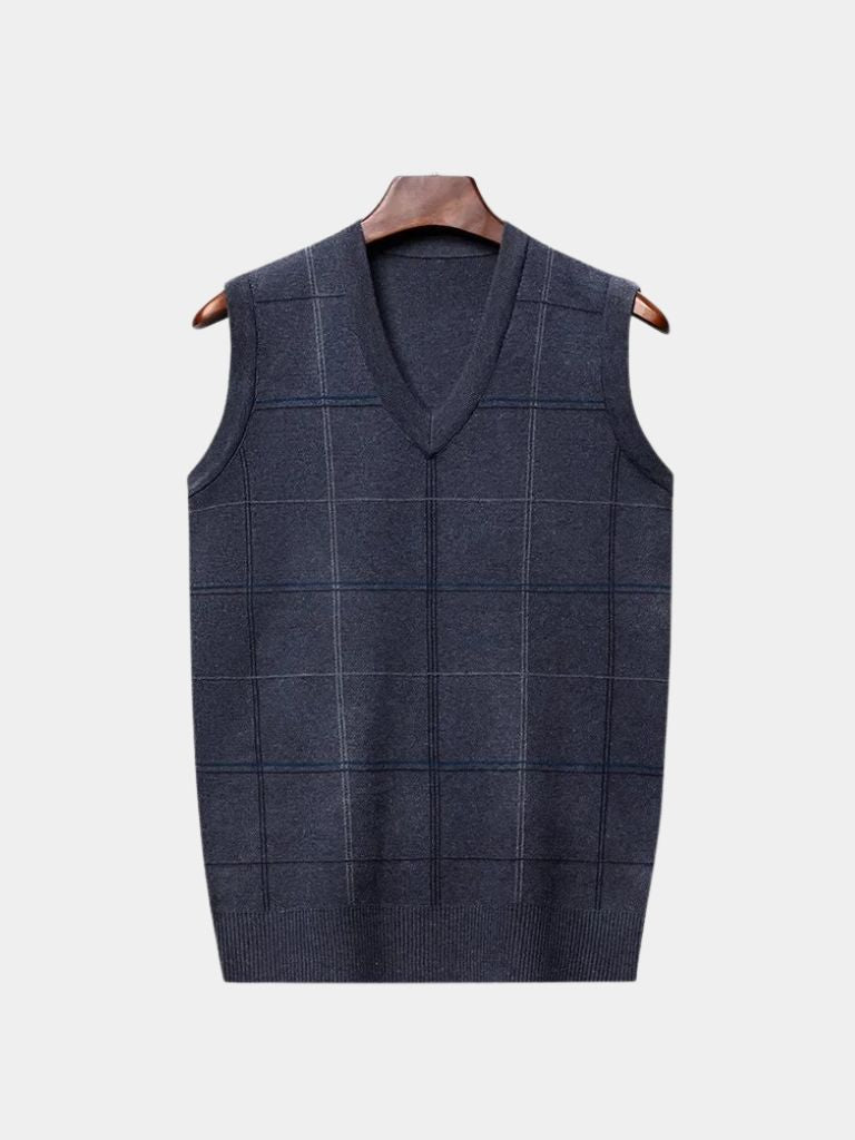 Gilet Academic in maglia a quadri - Aurelio Club