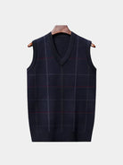 Gilet Academic in maglia a quadri - Aurelio Club