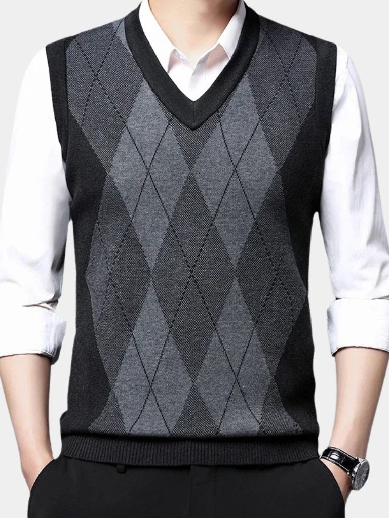 Gilet Academic Essential in maglia - Aurelio Club