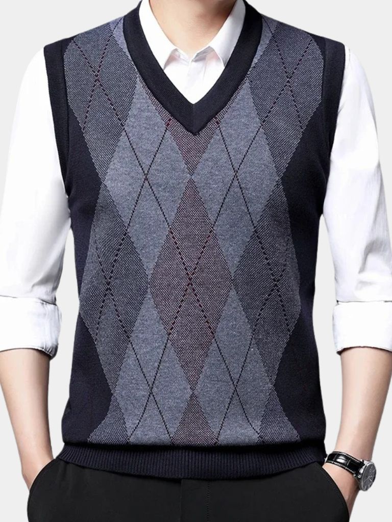 Gilet Academic Essential in maglia - Aurelio Club