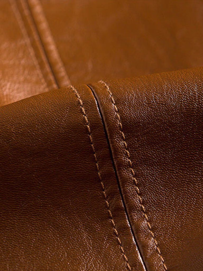 Giacca Bold Caramel in pelle - Aurelio Club