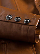 Giacca Bold Caramel in pelle - Aurelio Club