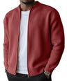 Cardigan uomo a coste con zip