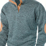 Pullover uomo a collo alto con bottoni