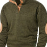 Pullover uomo a collo alto con bottoni