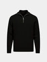 Pullover a trecce con zip al collo - Aurelio Club
