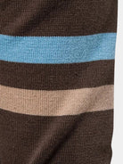 Cardigan in misto cotone con collo alto e zip - Aurelio Club