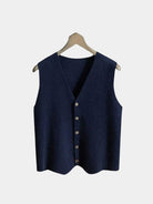 Gilet in lana e cashmere con bottoni - Aurelio Club