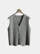 Gilet in lana e cashmere con bottoni - Aurelio Club