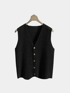 Gilet in lana e cashmere con bottoni - Aurelio Club