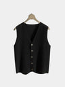 Gilet in lana e cashmere con bottoni - Aurelio Club