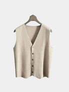 Gilet in lana e cashmere con bottoni - Aurelio Club
