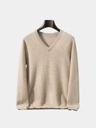 Maglia con scollo a V in lana e cashmere - Aurelio Club