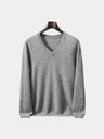 Maglia con scollo a V in lana e cashmere - Aurelio Club