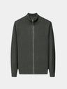 Maglia a collo alto con zip in misto cashmere - Aurelio Club
