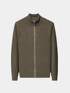 Maglia a collo alto con zip in misto cashmere - Aurelio Club