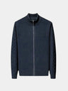 Maglia a collo alto con zip in misto cashmere - Aurelio Club
