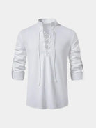 Camicia a maniche lunghe con lacci al collo - Aurelio Club