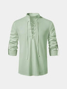 Camicia a maniche lunghe con lacci al collo - Aurelio Club