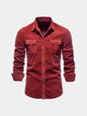 Camicia a maniche lunghe con tasche sul petto - Aurelio Club