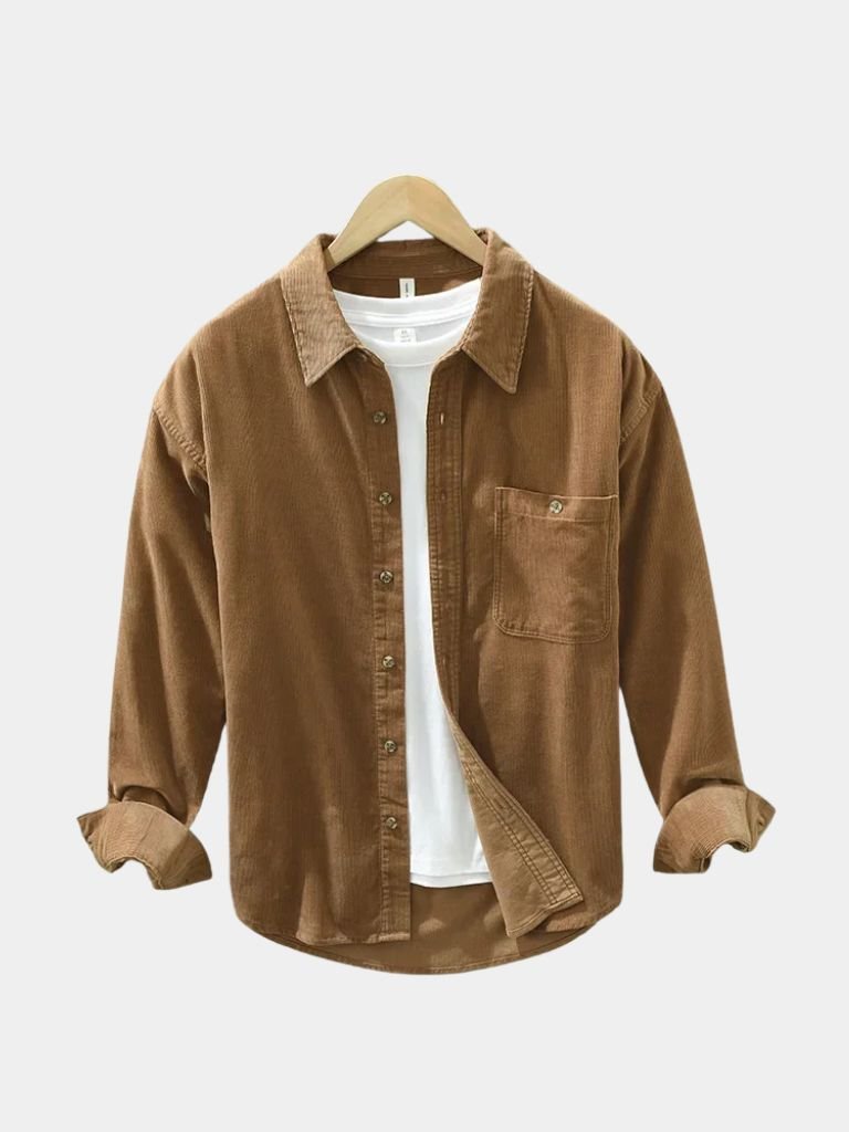 Camicia in velluto a coste a maniche lunghe - Aurelio Club