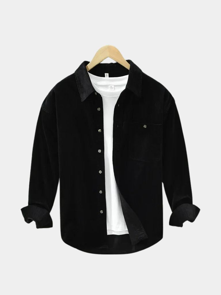 Camicia in velluto a coste a maniche lunghe - Aurelio Club