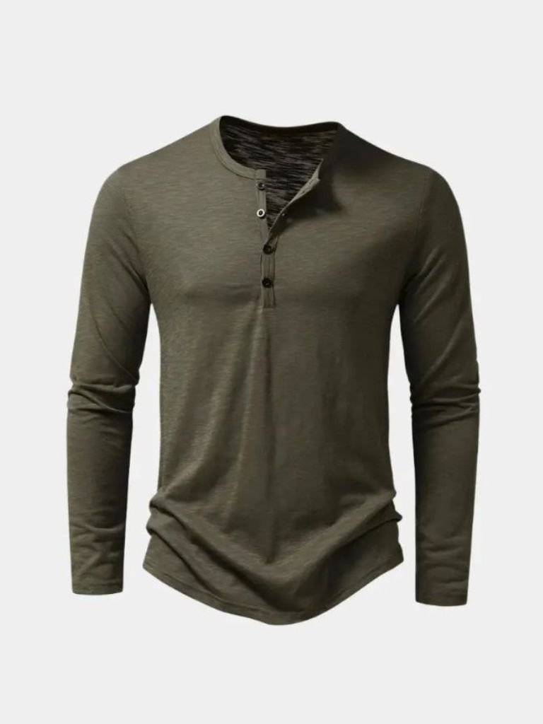 Maglia serafino a maniche lunghe Essential - Aurelio Club