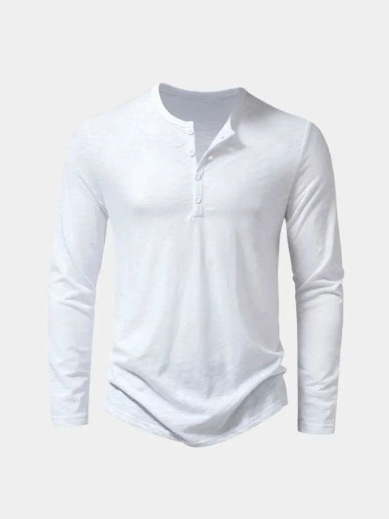 Maglia serafino a maniche lunghe Essential - Aurelio Club