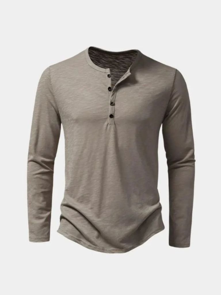 Maglia serafino a maniche lunghe Essential - Aurelio Club