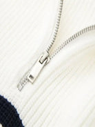Pullover a righe con zip corta - Aurelio Club