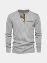 Maglia serafino a coste con dettagli a contrasto - Aurelio Club