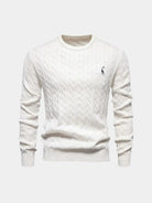 Pullover girocollo in misto cotone - Aurelio Club