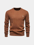 Pullover girocollo in misto cotone - Aurelio Club