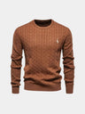 Pullover girocollo in misto cotone - Aurelio Club