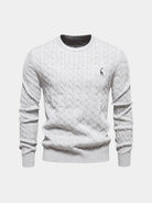 Pullover girocollo in misto cotone - Aurelio Club