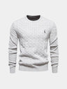 Pullover girocollo in misto cotone - Aurelio Club