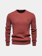 Pullover girocollo in misto cotone - Aurelio Club