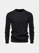 Pullover girocollo in misto cotone - Aurelio Club
