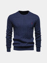 Pullover girocollo in misto cotone - Aurelio Club