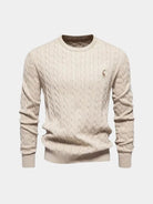 Pullover girocollo in misto cotone - Aurelio Club