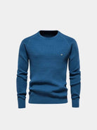 Maglia girocollo a maniche lunghe in misto cotone - Aurelio Club