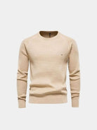 Maglia girocollo a maniche lunghe in misto cotone - Aurelio Club